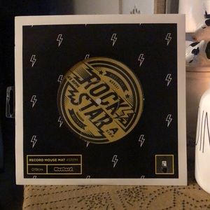 Record Mouse Pad 45RPM ROCK STAR